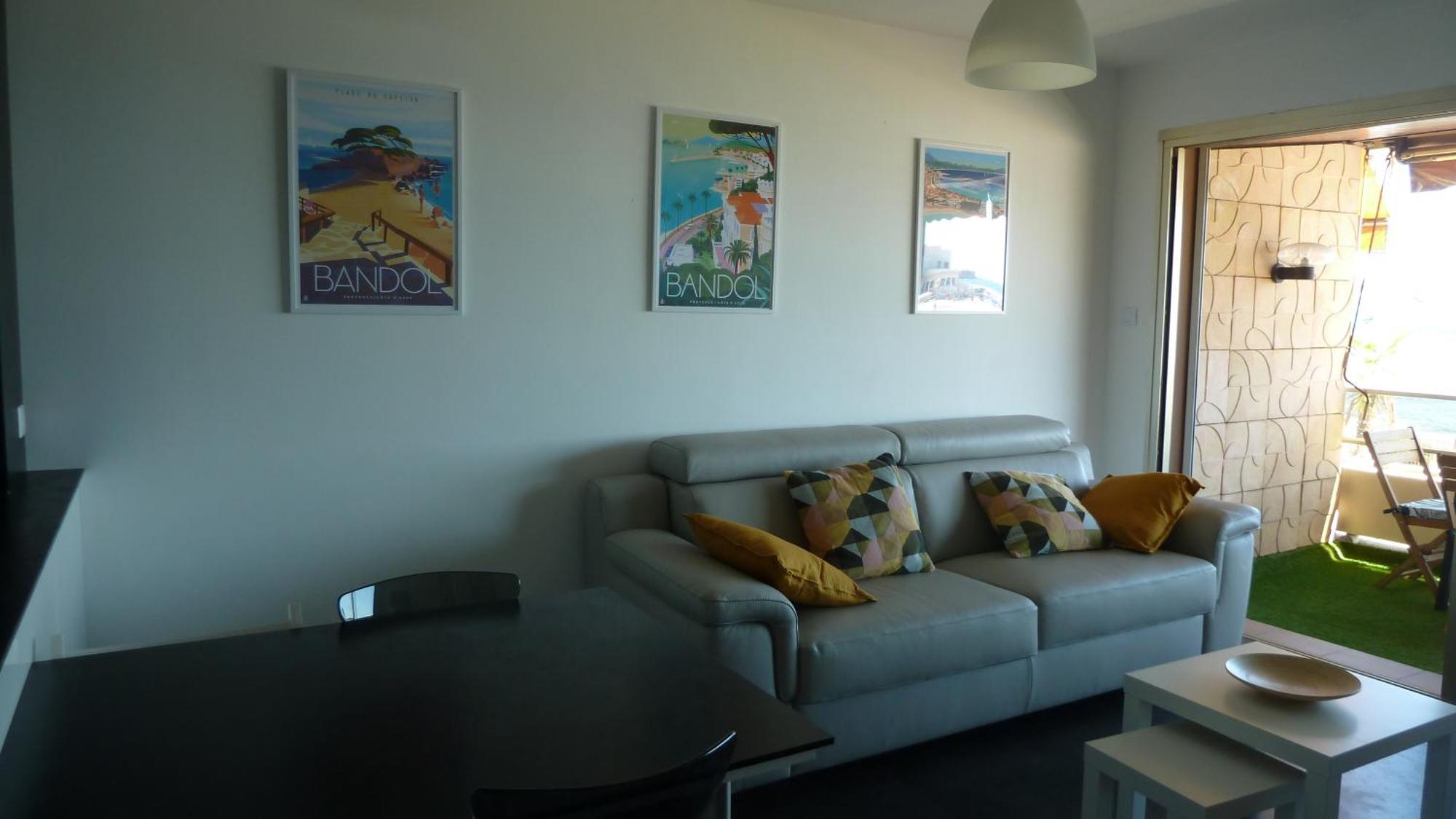 Front De Mer - Emplacement Prise - T2 Moderne Et Climatise - Tout A Pied 邦多勒 外观 照片